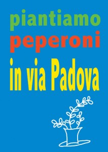 Piantiamo Peperoni in Via Padova